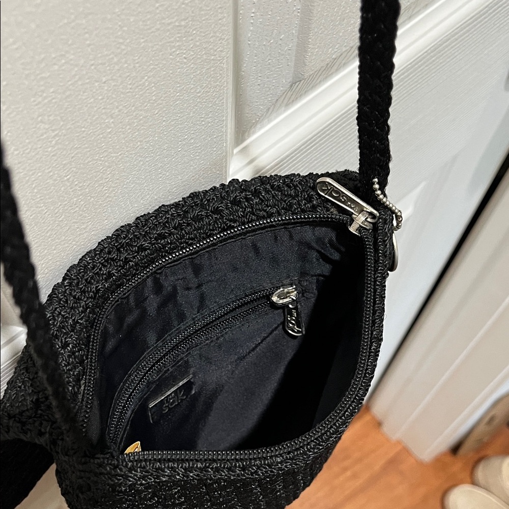 The Sak Black Textured Crossbody Bag - Picture 9 of 11